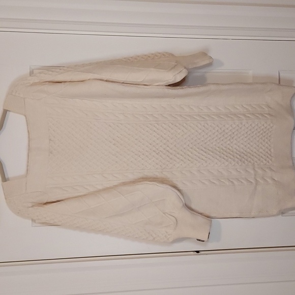 FRNCH Anisia Sweater Dress in Creme - Picture 13 of 15